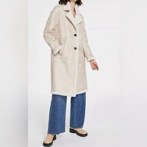 BCBGeneration faux shearling lined teddy coat